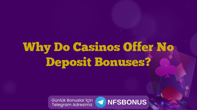 Why Do Casinos Offer No Deposit Bonuses?